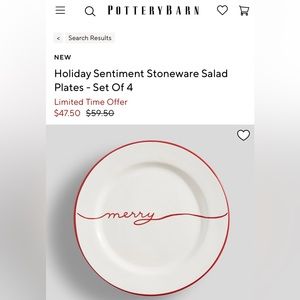 New salad/ dessert plates set of 4